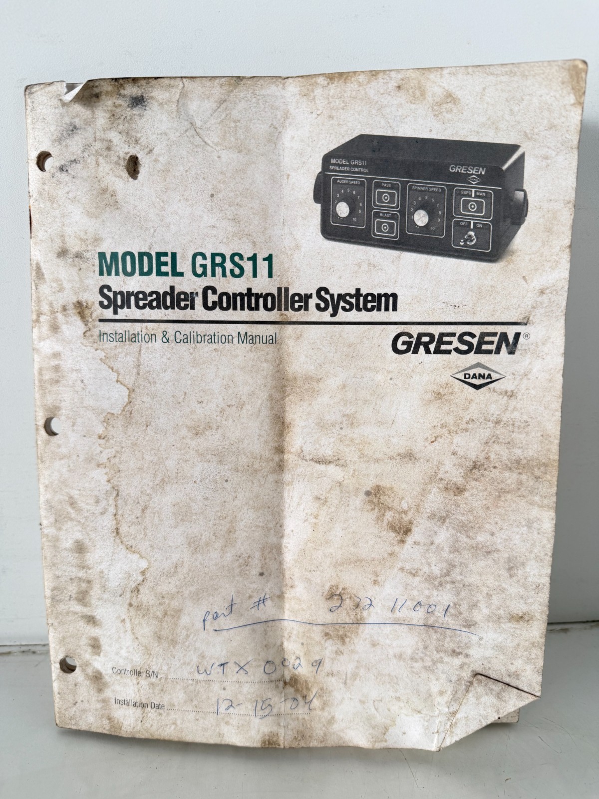 Gresen GRS11 Spreader Control SYSTEM INSTALLATION & Calibration Manual (31)
