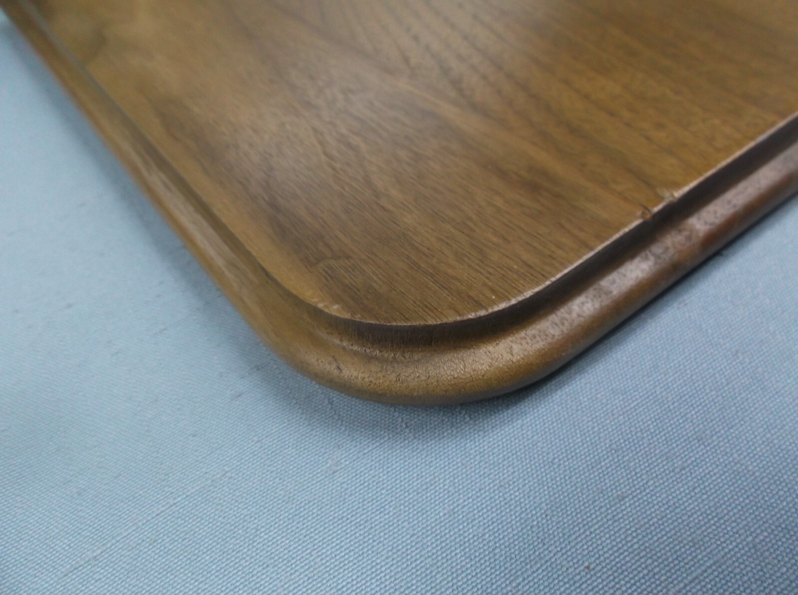 8 x 10 plaque shaped solid walnut SDI68 black star engraving plate trophy parts