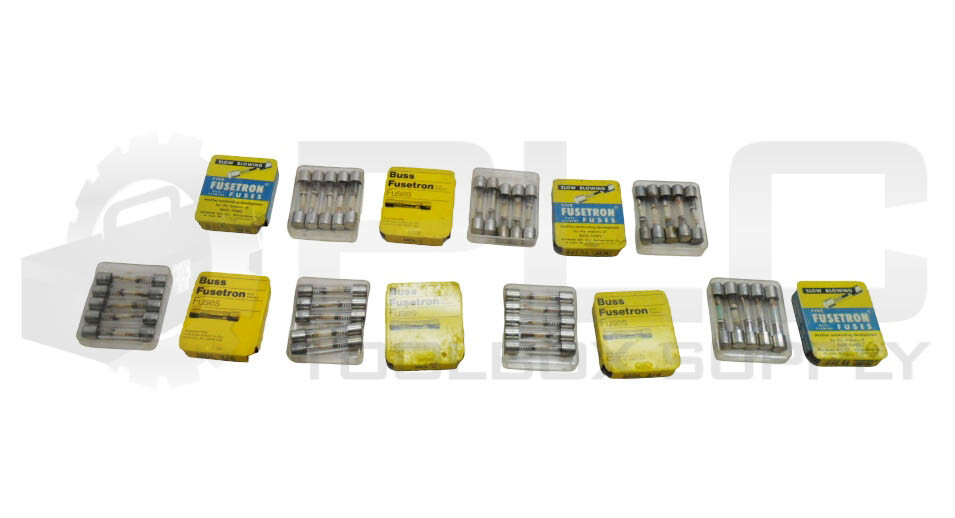 LOT OF 7 NEW BOX OF 5 BUSSMANN MDL 3/4 DUAL ELEMENT FUSE 3/4A 250VAC TOTAL 35