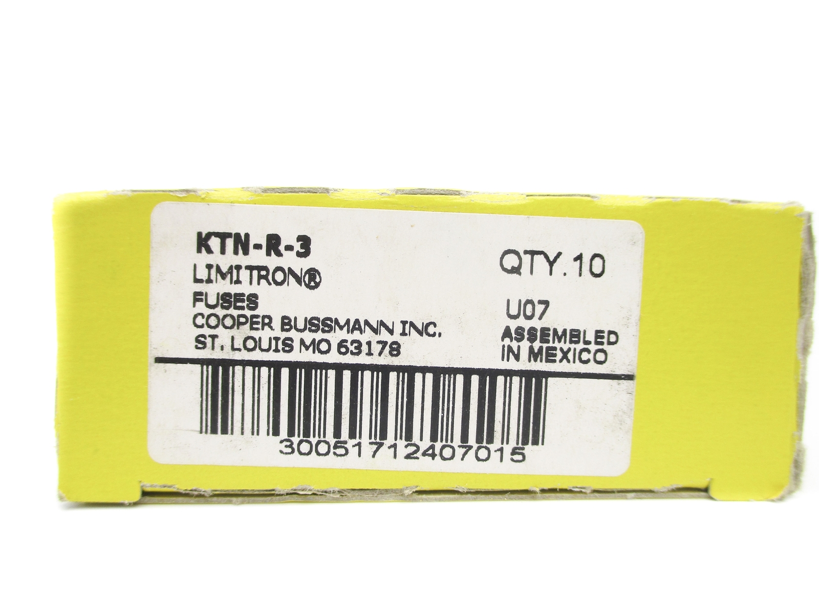 BUSSMANN KTN-R-3 (PKG OF 10) NSMP