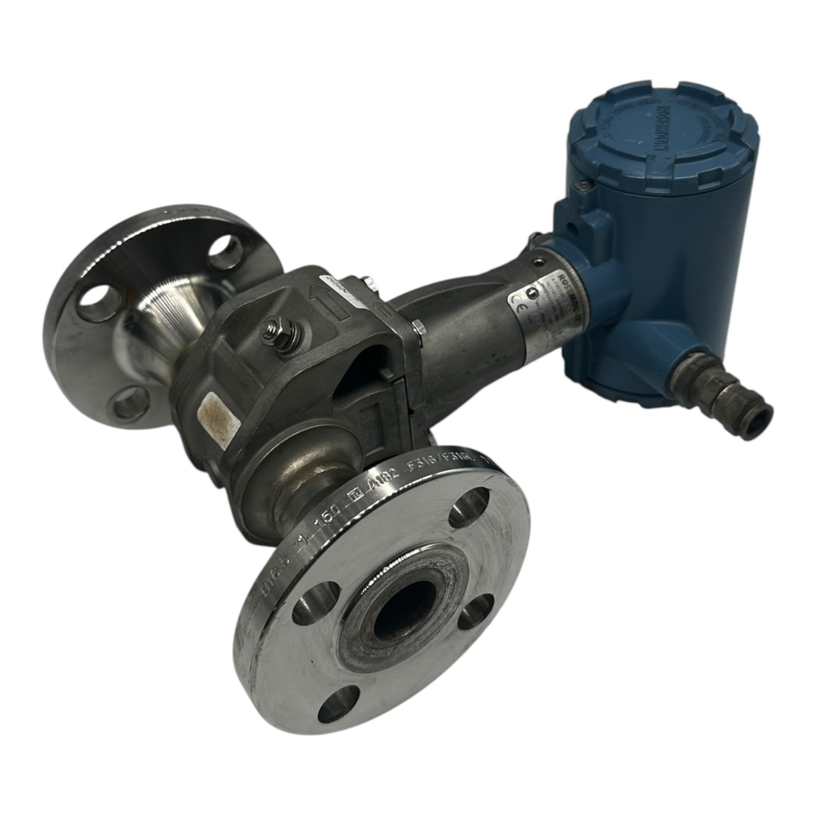 Rosemount 8800DF010SA1N1D1E1Q8PDYG Vortex Flow Meter Flange