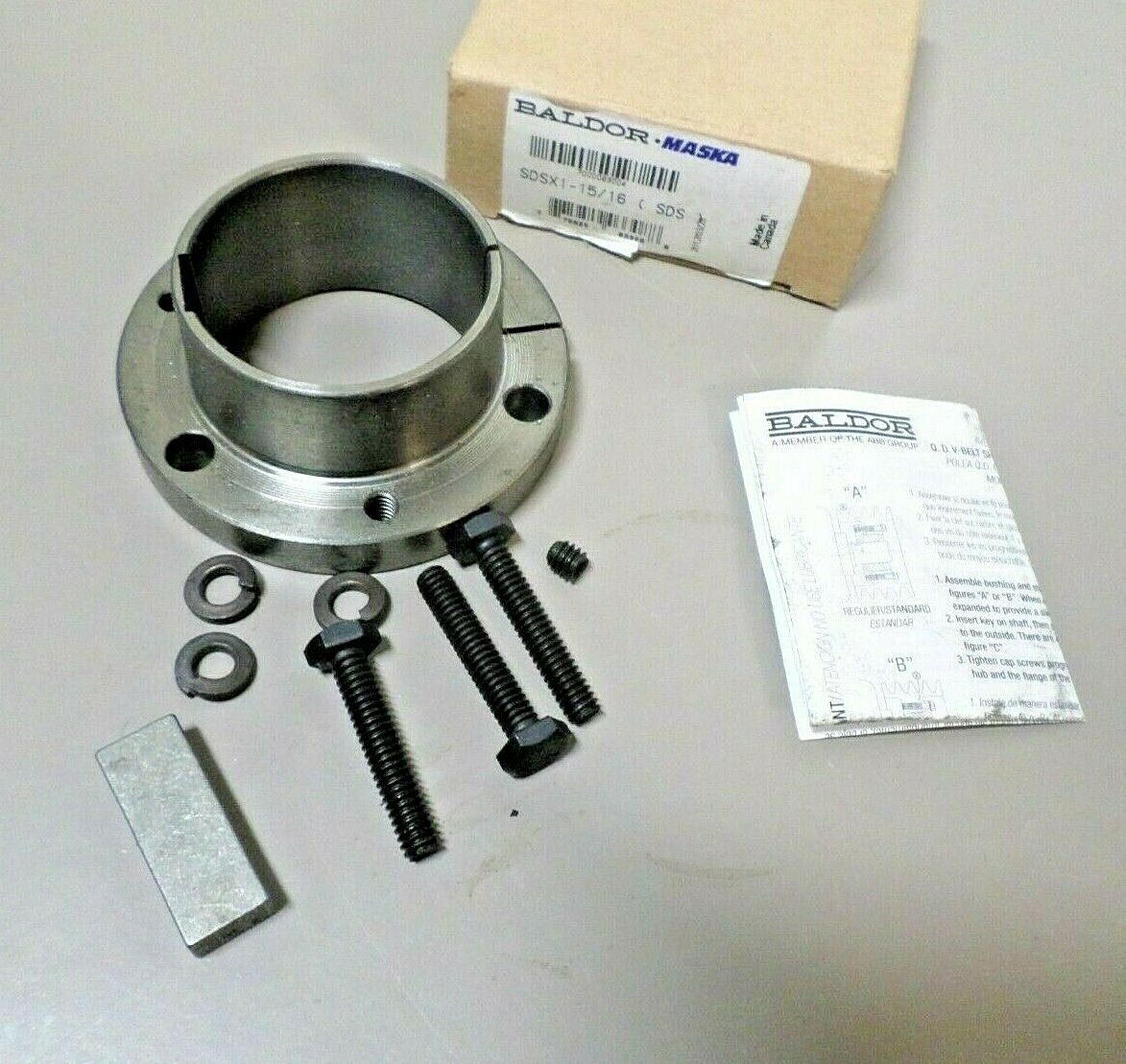 BALDOR MASKA SDSX 1 15-16 SDS QD BUSHING 1-15/16″ Bore