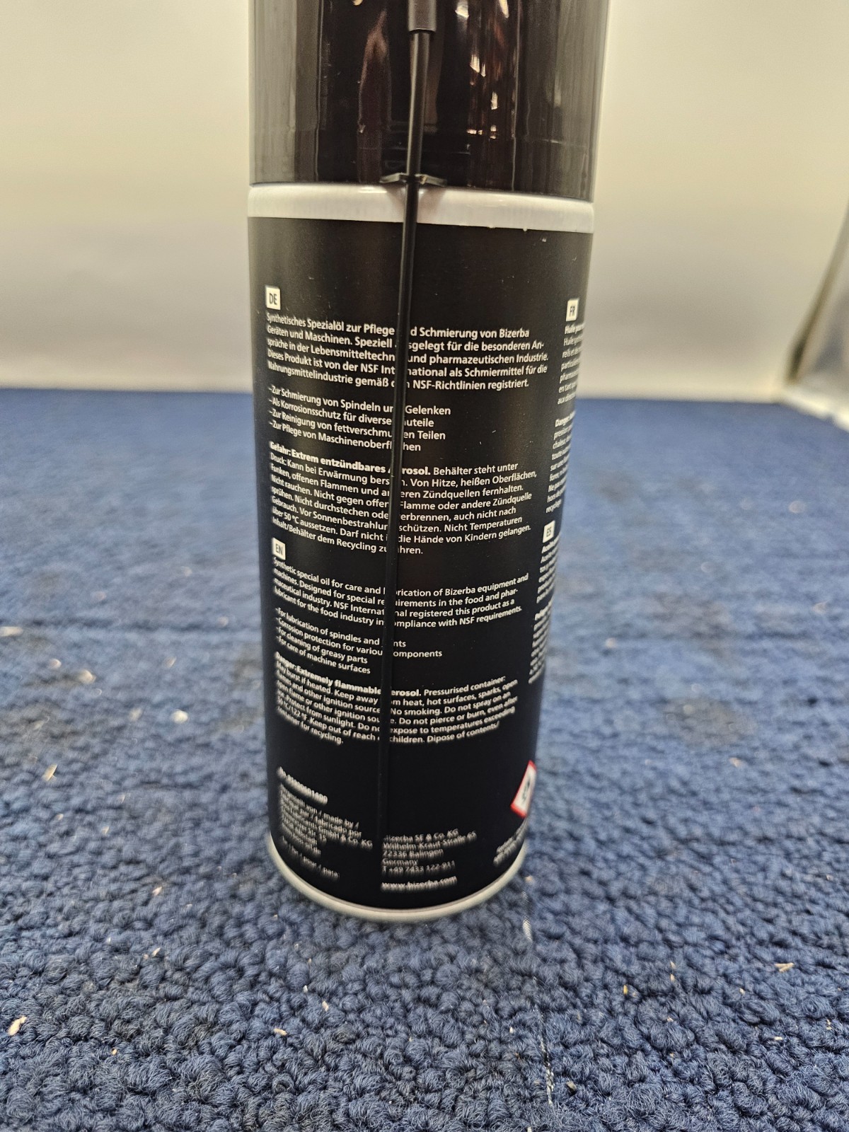 BIZERBA 95900601400: H1 Machinery Oil Aerosol Can 400mL – Universal