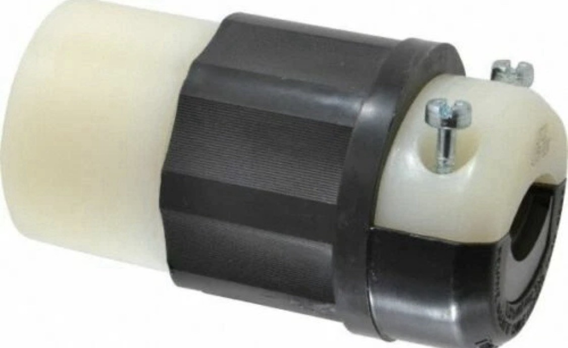 3-PACK-Leviton 2723 Locking Connector 3-Pole 4-Wire Grounding 30A 250V