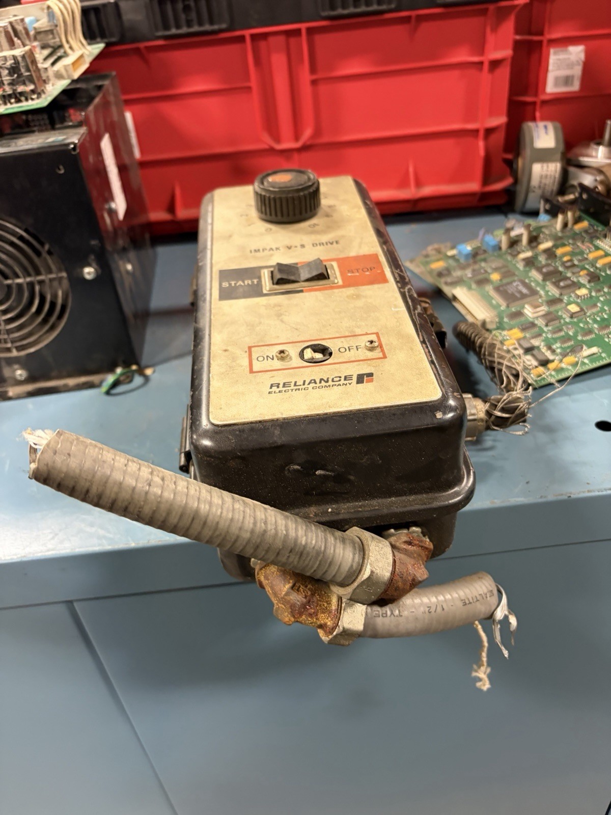 RELIANCE ELECTRIC 3/4 HP 115V IMPAK V-S DRIVE 8C54D USED