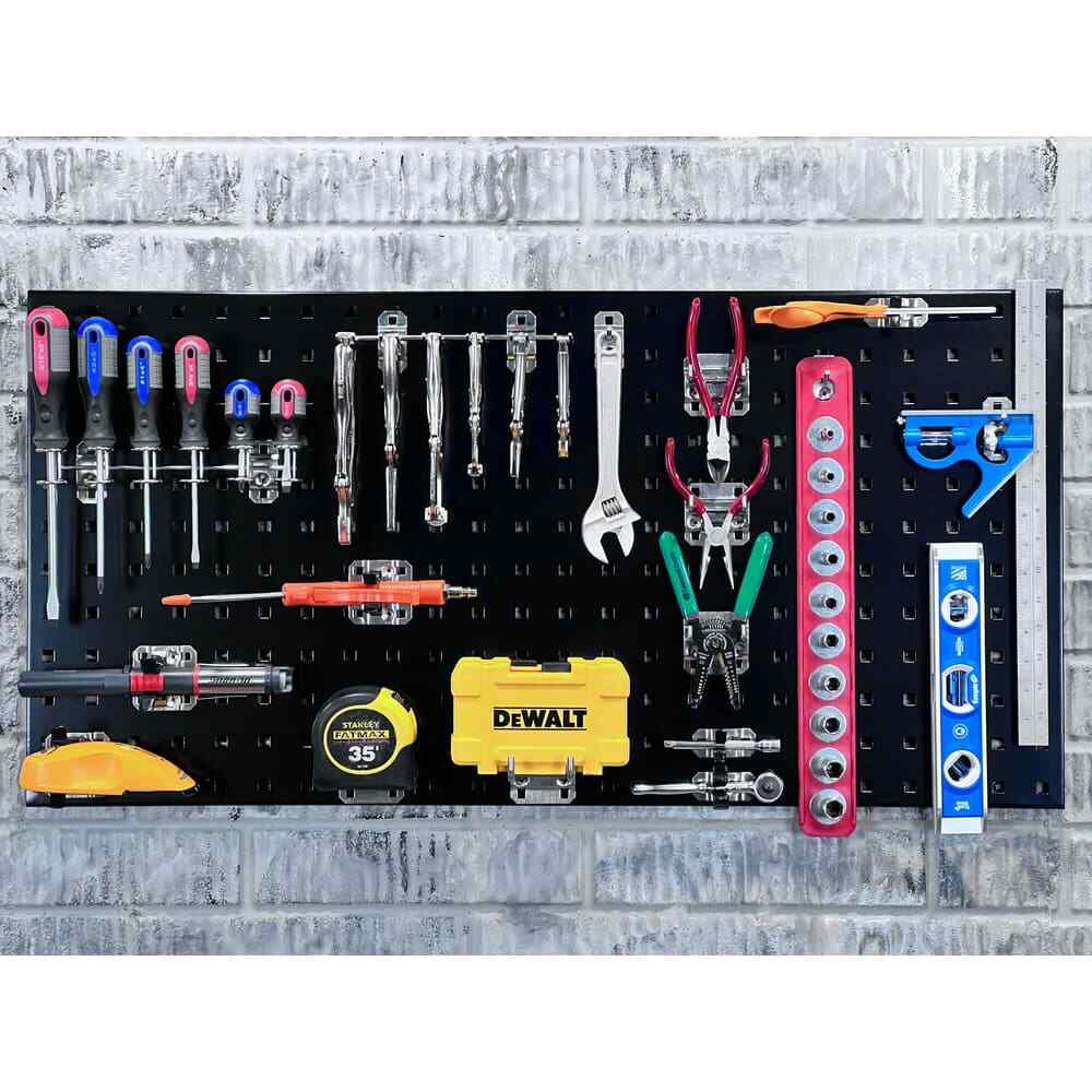 2 Panels Triton LB18-BK 18″ x 36″ Black Industrial Tool Board System