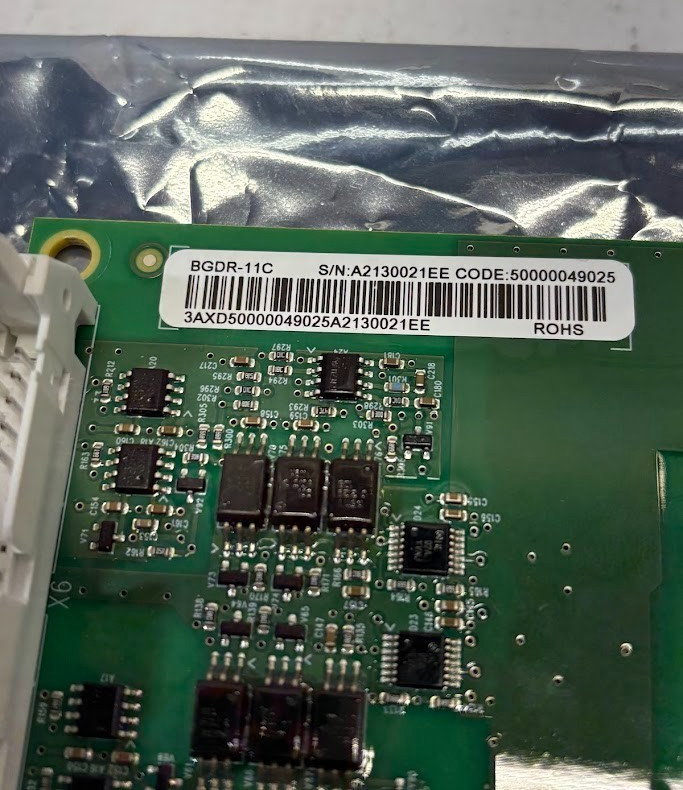 (NOB) ABB 3AXD50000049025 BGDR-11C Gate Driver Board for ACS580 / ACS880 Drive