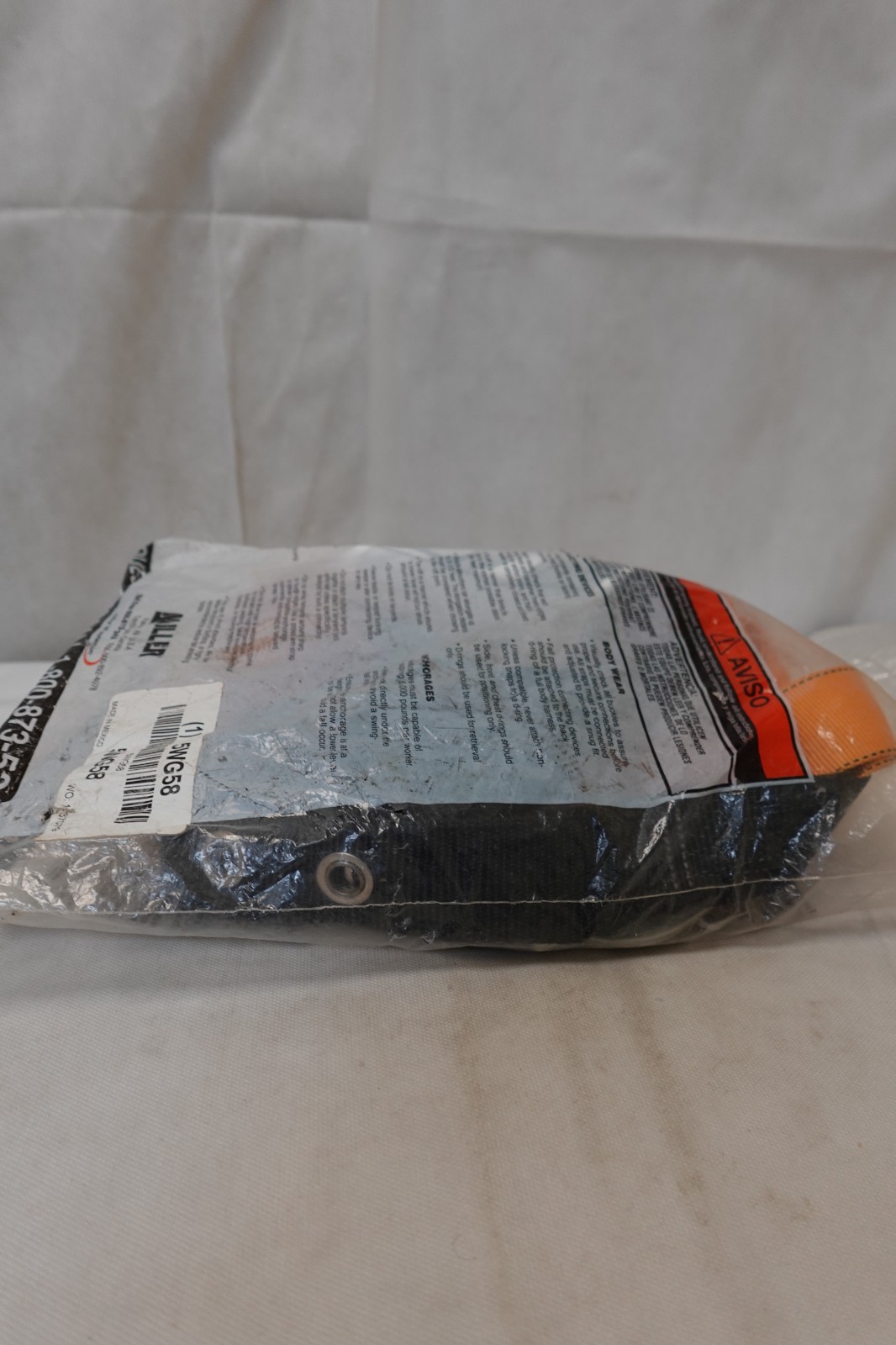 Miller Fall Protection Full Body Harness 400lb Capacity 5WG58 Free Ship T4507/UA