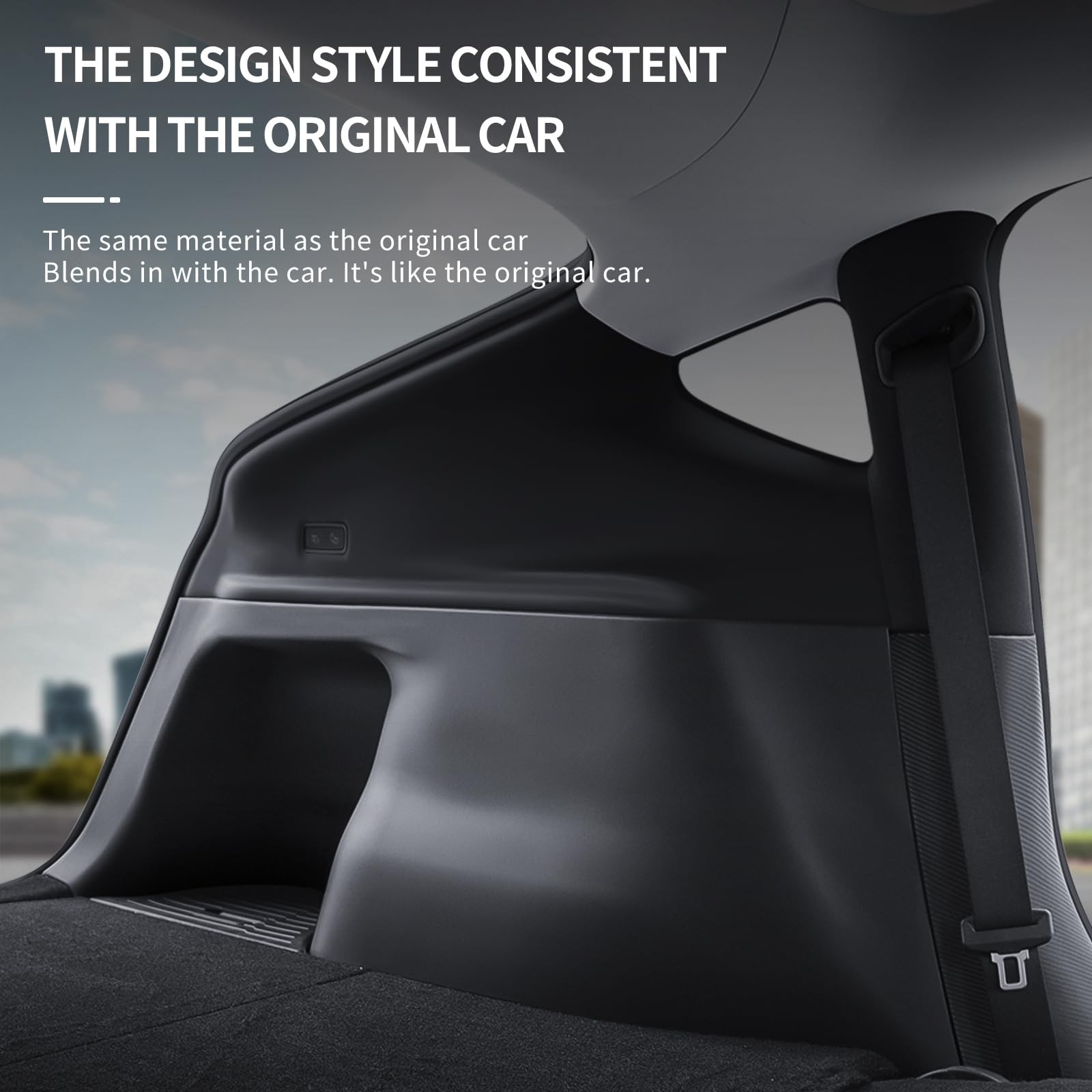 SHINELINERS Rear Trunk Side Protectors for Tesla Model Y Juniper 2025-2026, 2…
