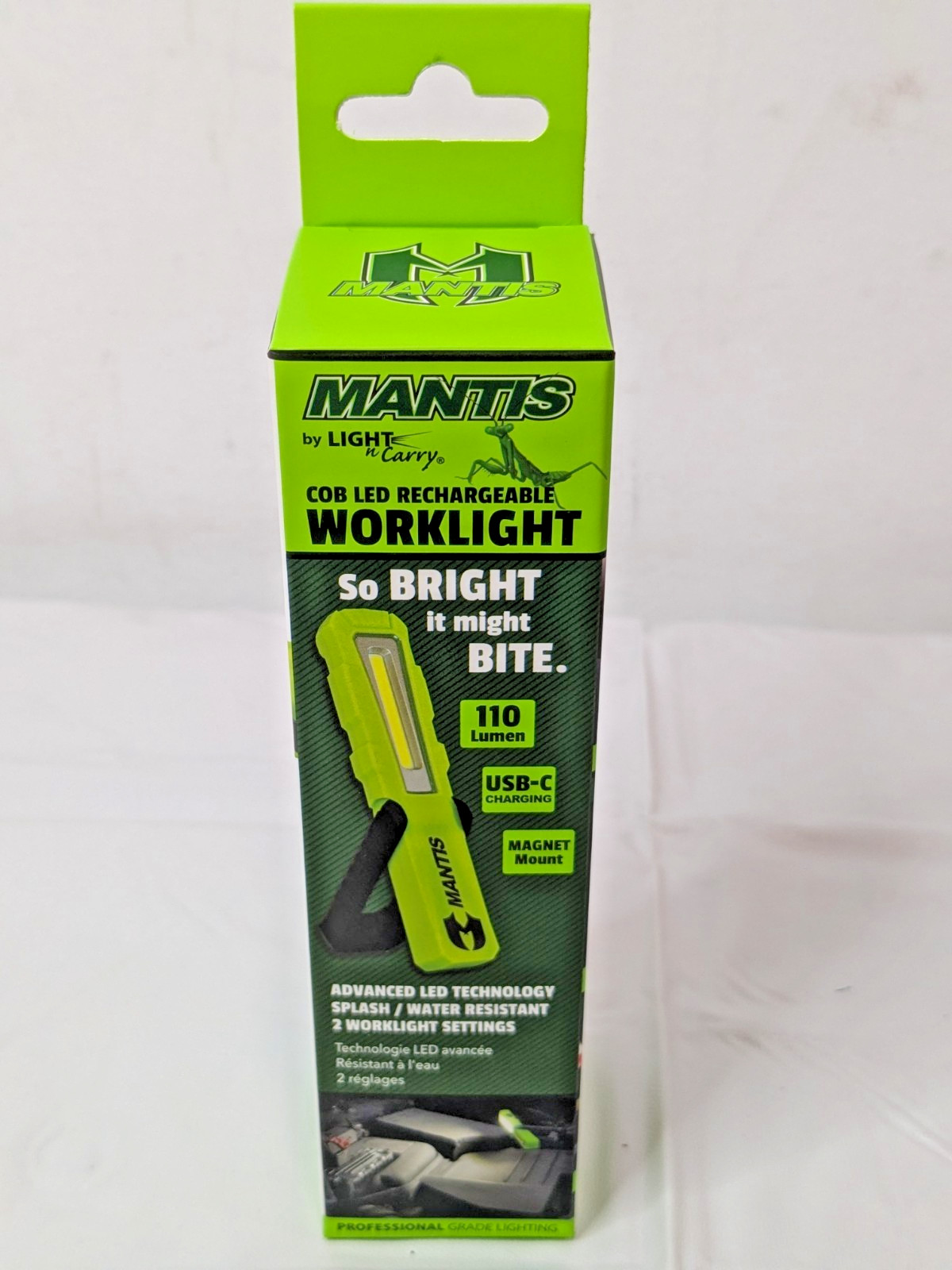 Light-N-Carry MANTIS LED COB Work Light 110lm Max LNCMINI