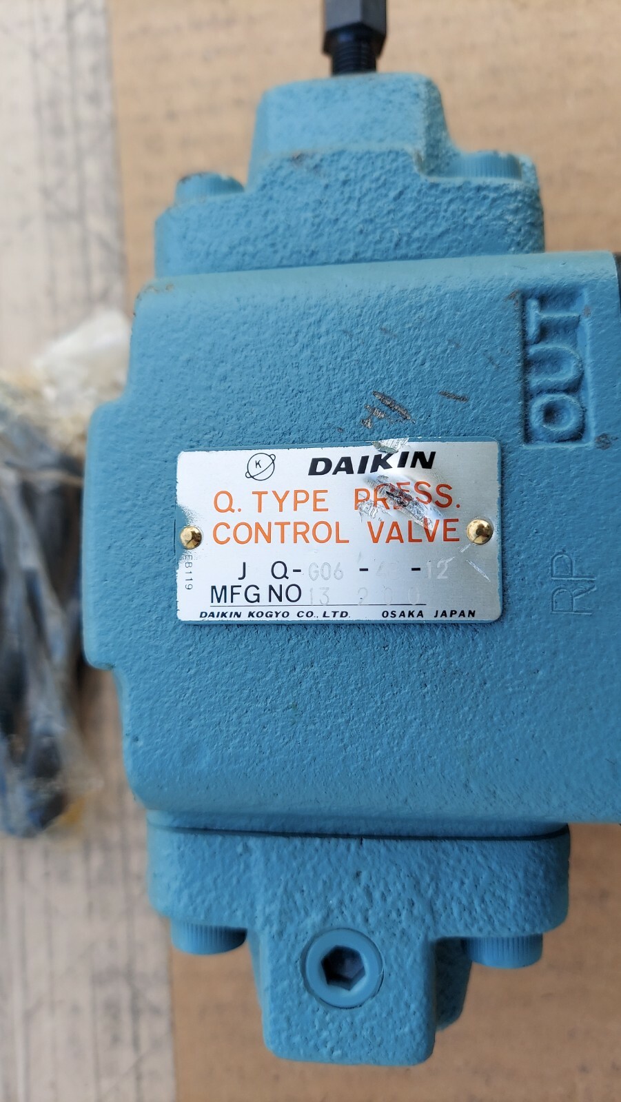 New Daikin J Q-G06-4E-12 Q. Type Press Control Valve 13-200