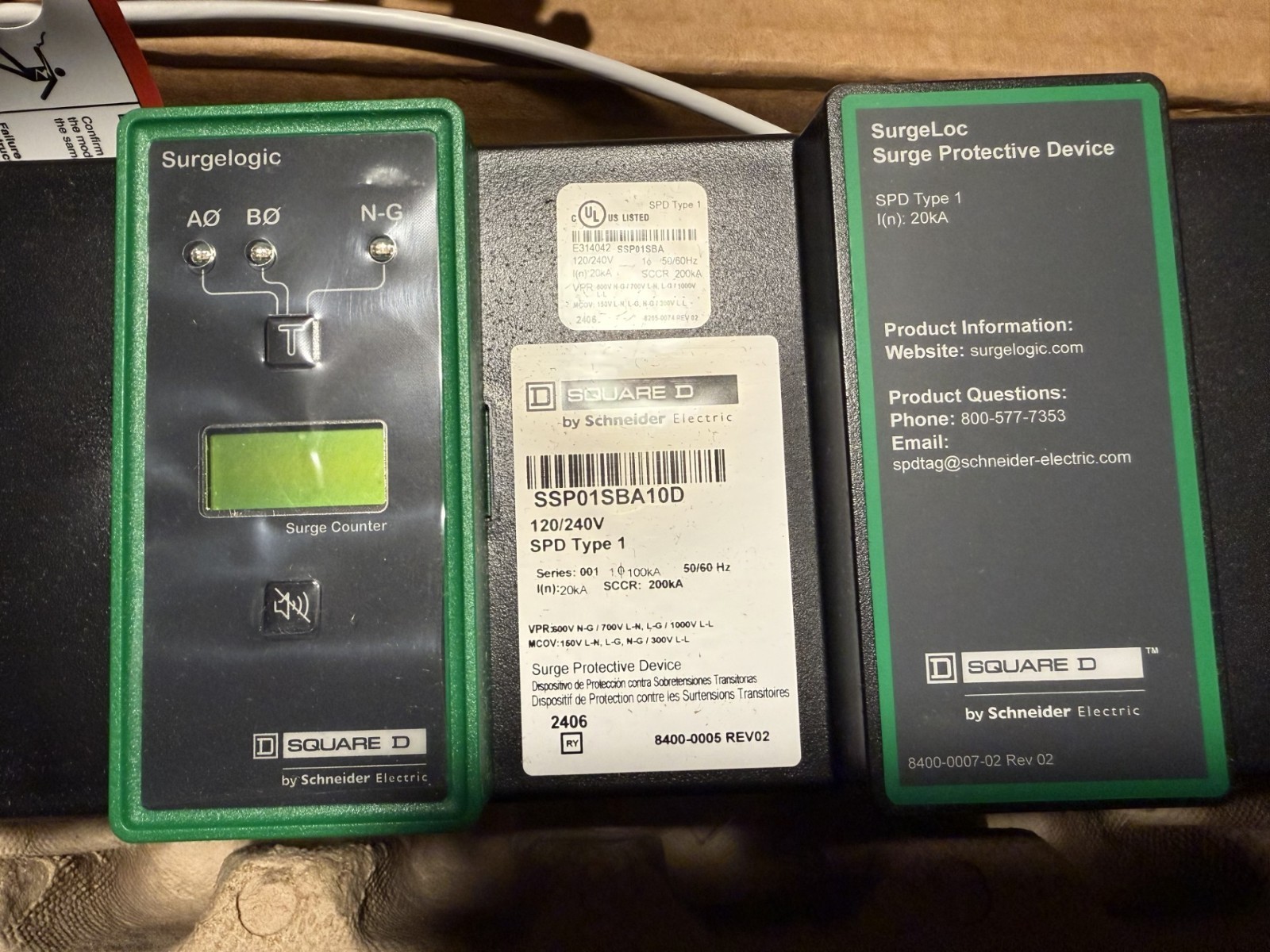 SQUARE D SSP01SBA10D 120/240V 200KA NSNP