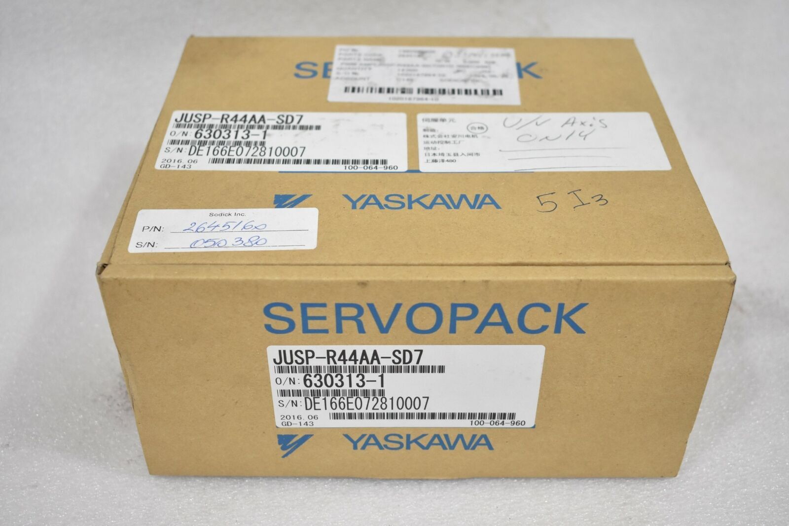 YASKAWA JUSP-R44AA-SD7