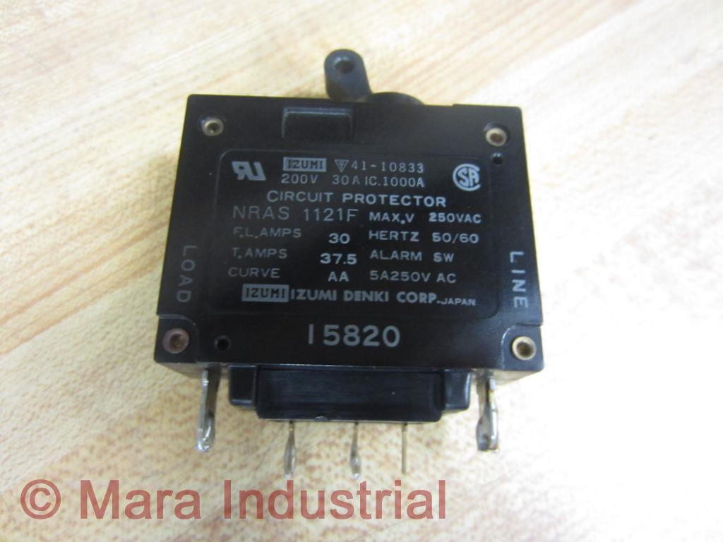 Izumi NRAS 1121F Circuit Protector