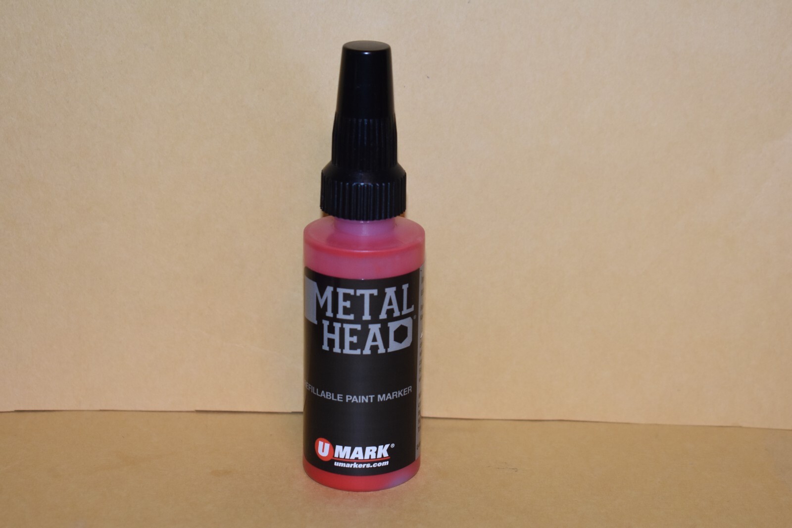 Metal Head Red 4mm Paint Marker 2 Oz Metal Marking Auto Salvage Concrete Craft