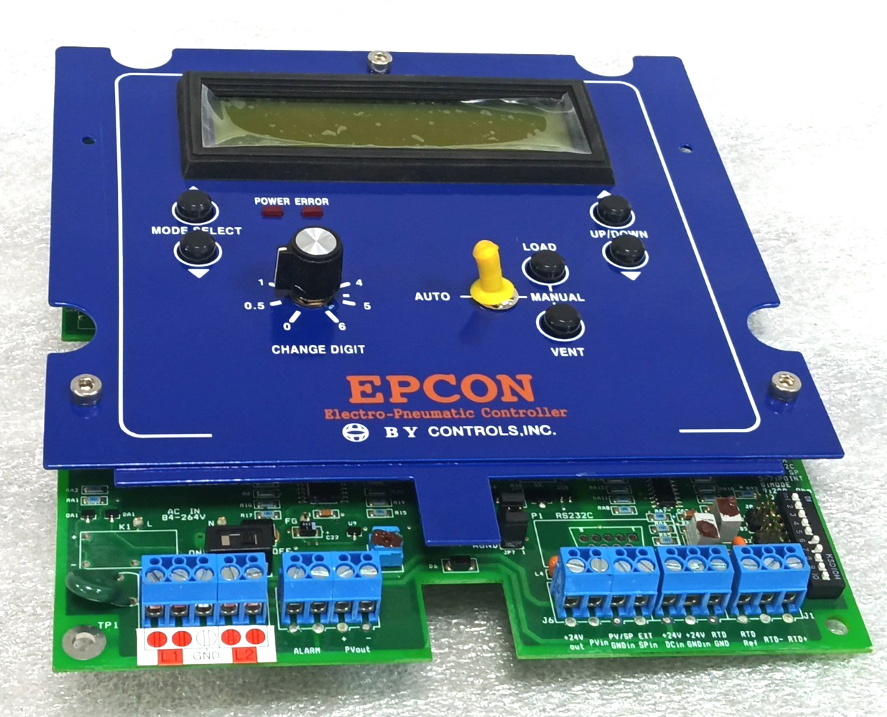 Pneumatic Controller / Bys Controls Inc. / Epcon-1 / Rev: 4.2