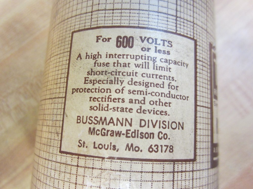 Bussmann KAC800 High Speed Semiconductor Fuse Buss Tested (Pack of 3)