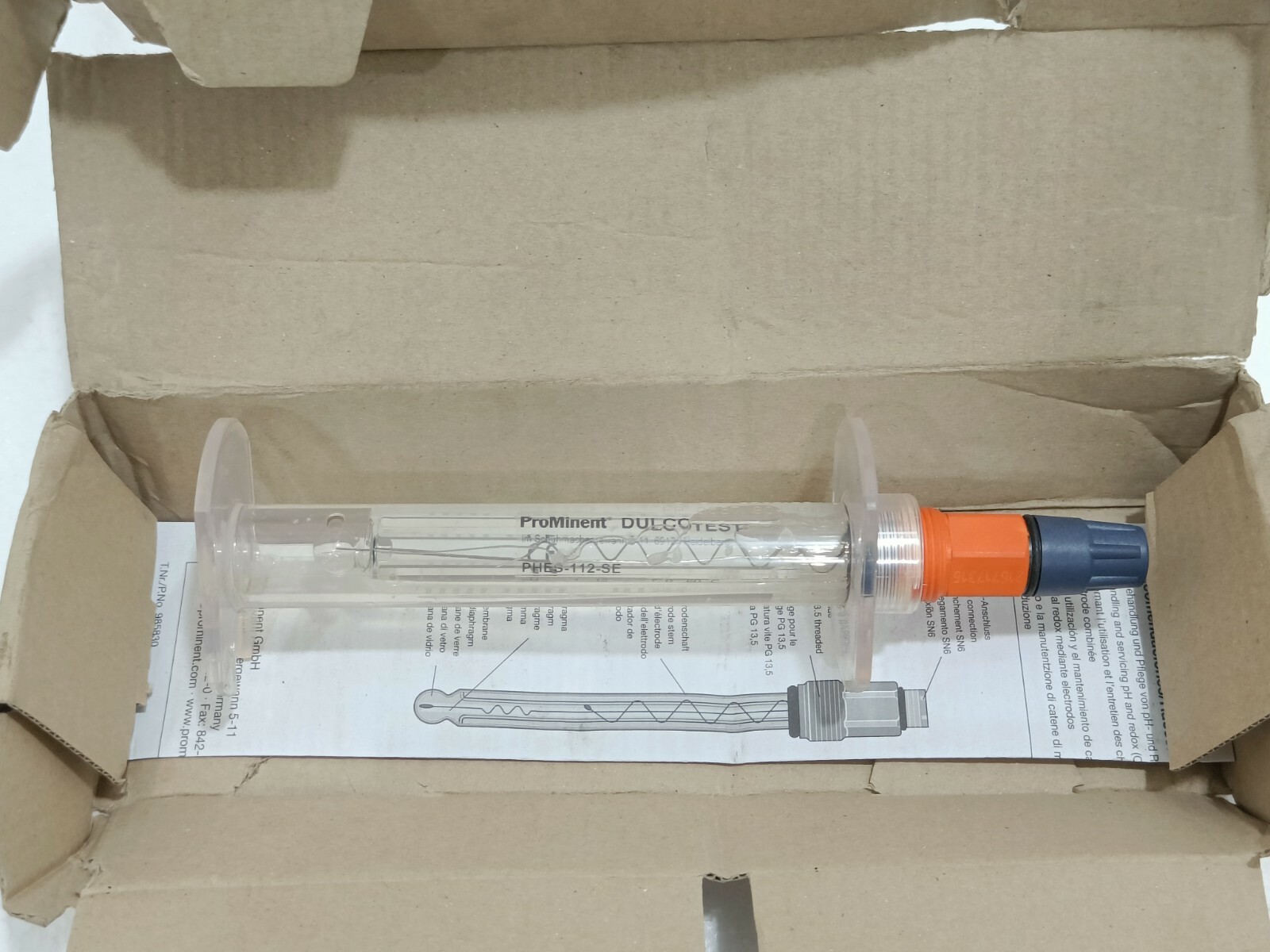 ProMinent DULCOTTEST PHES-112-SE SE pH meter probe