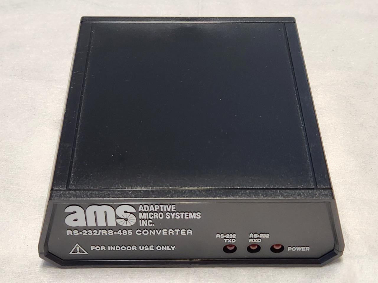 ADAPTIVE MICRO SYSTEMS RS-232/RS-485 CONVERTER Part# 10881111 50/60Hz New