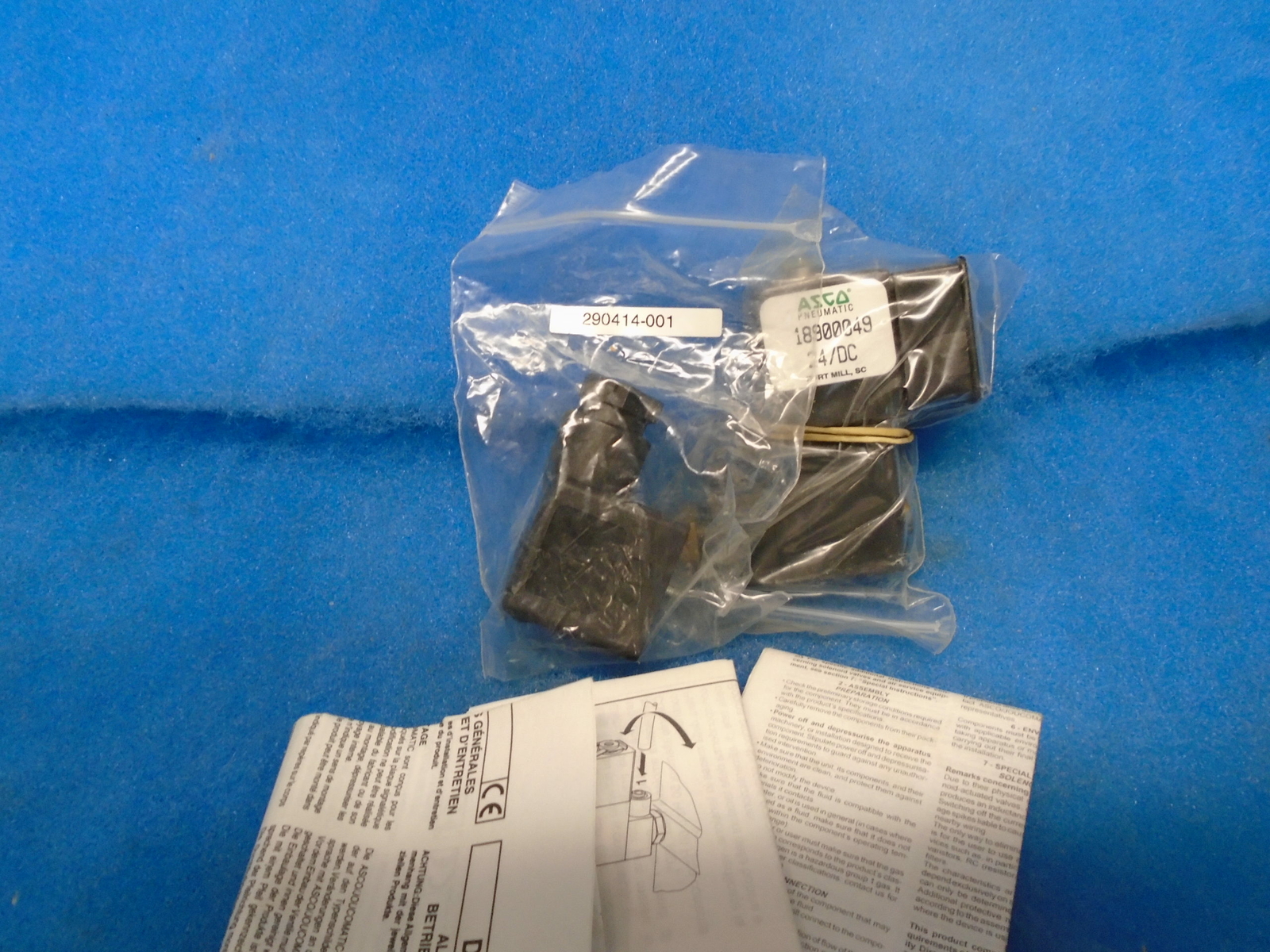 ASCO SOLENOID VALVE 1890004924DC 24V 18900036 1 YR WARRANTY