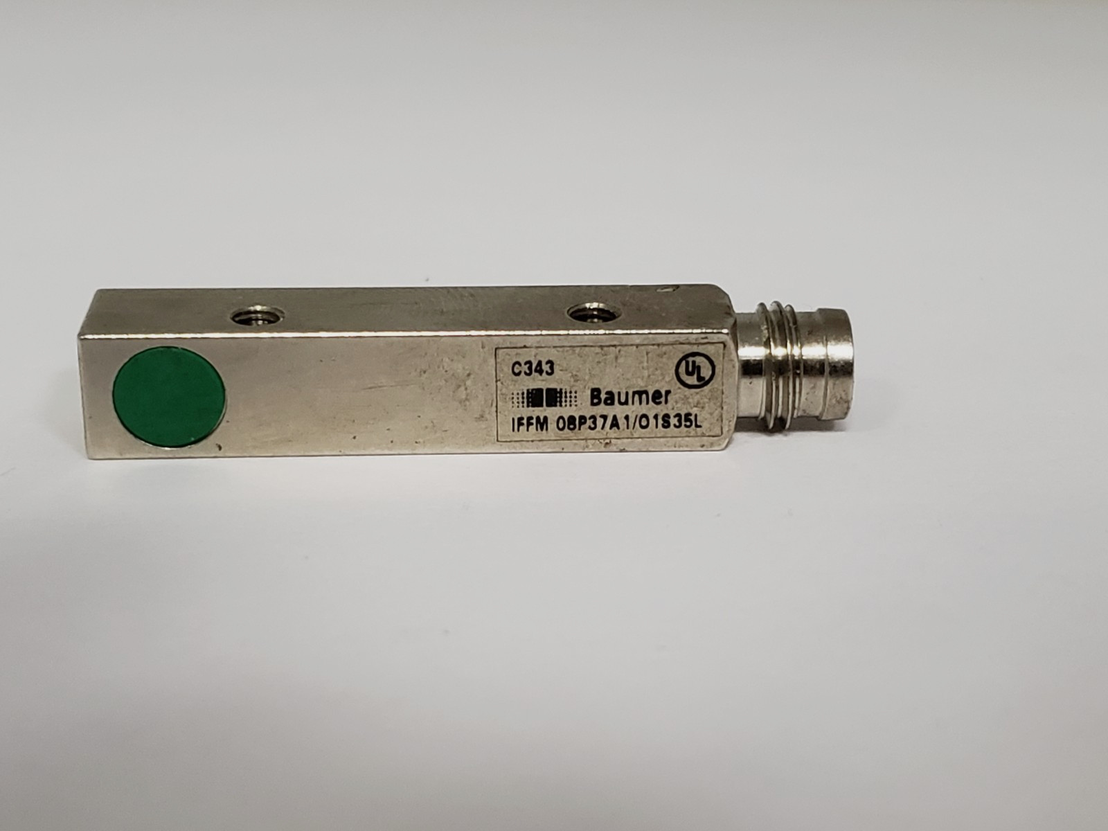 BAUMER ELECTRIC IFFM 08P37A1/O1S35L INDUCTIVE PROXIMITY SWITCH PNP 6-36 VDC NNB