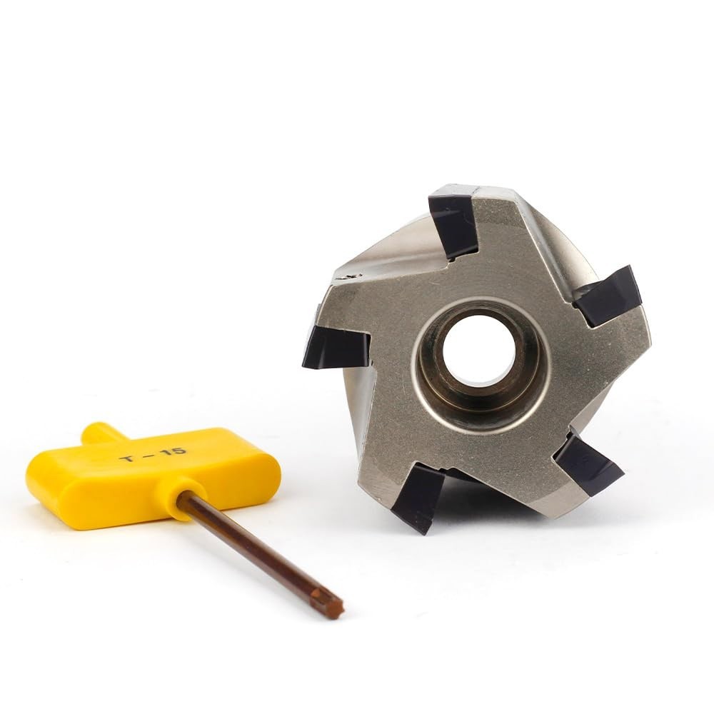 90 Degree Square Shoulder Indexable Face Mill with 5 Pcs APKT1604 Carbide Insert