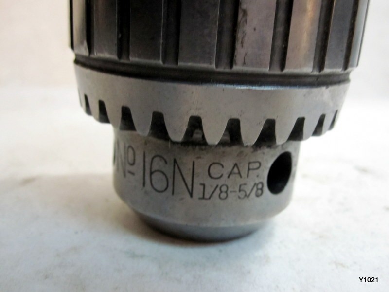Jacobs ball bearing super chuck NO. 16N 1/8″- 5/8″ with Jacobs A0303