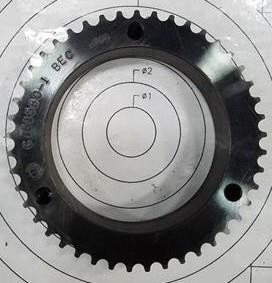 MARTIN SPROCKET & GEAR – P45-8M-25 X 81MM MTO – TIMING PULLEY, 81MM BORE, 4.457″