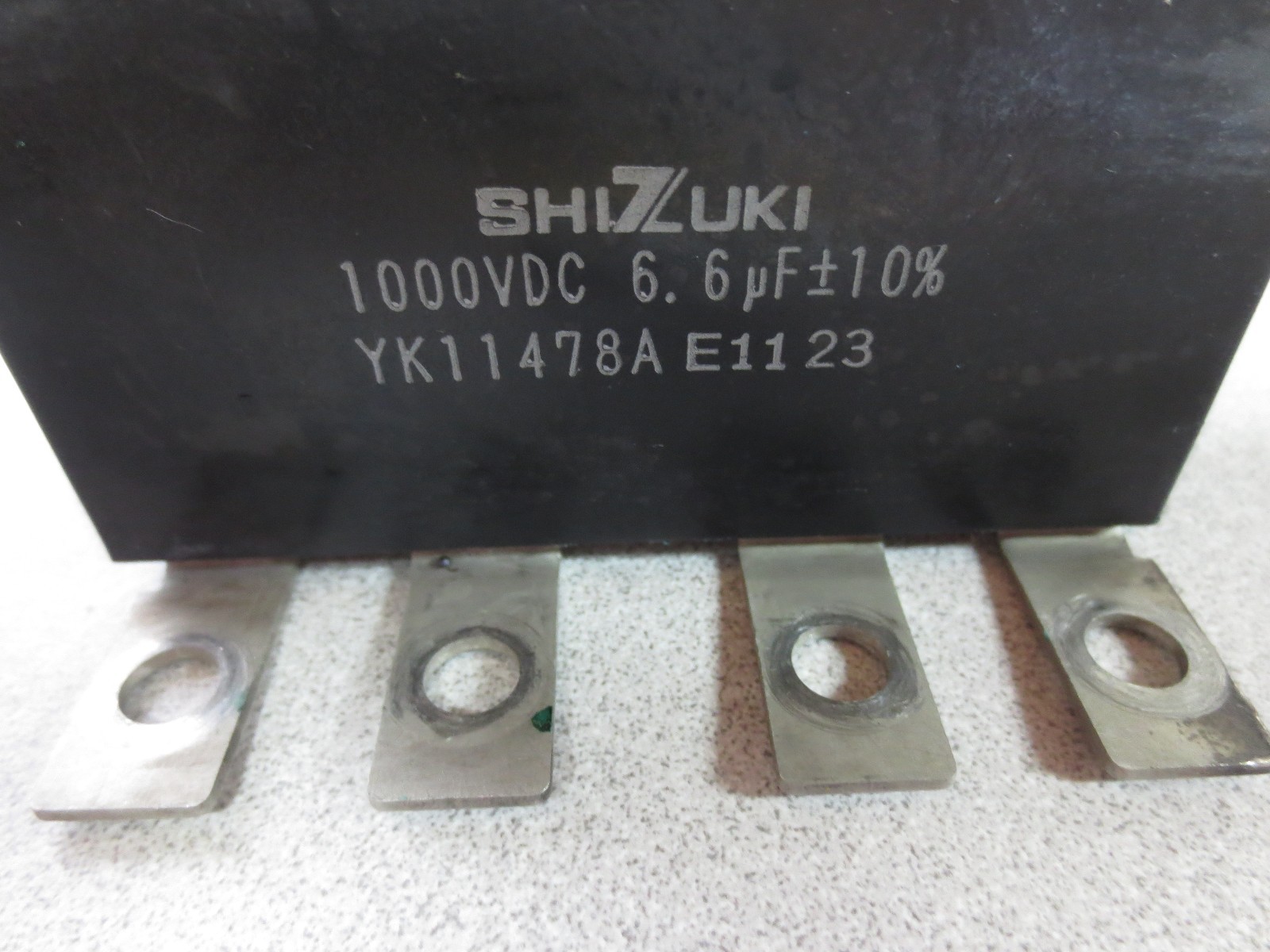 SHIZUKI YK11478A E1123 CAPACITOR – 1000VDC, 6.6µF +/- 1.0%