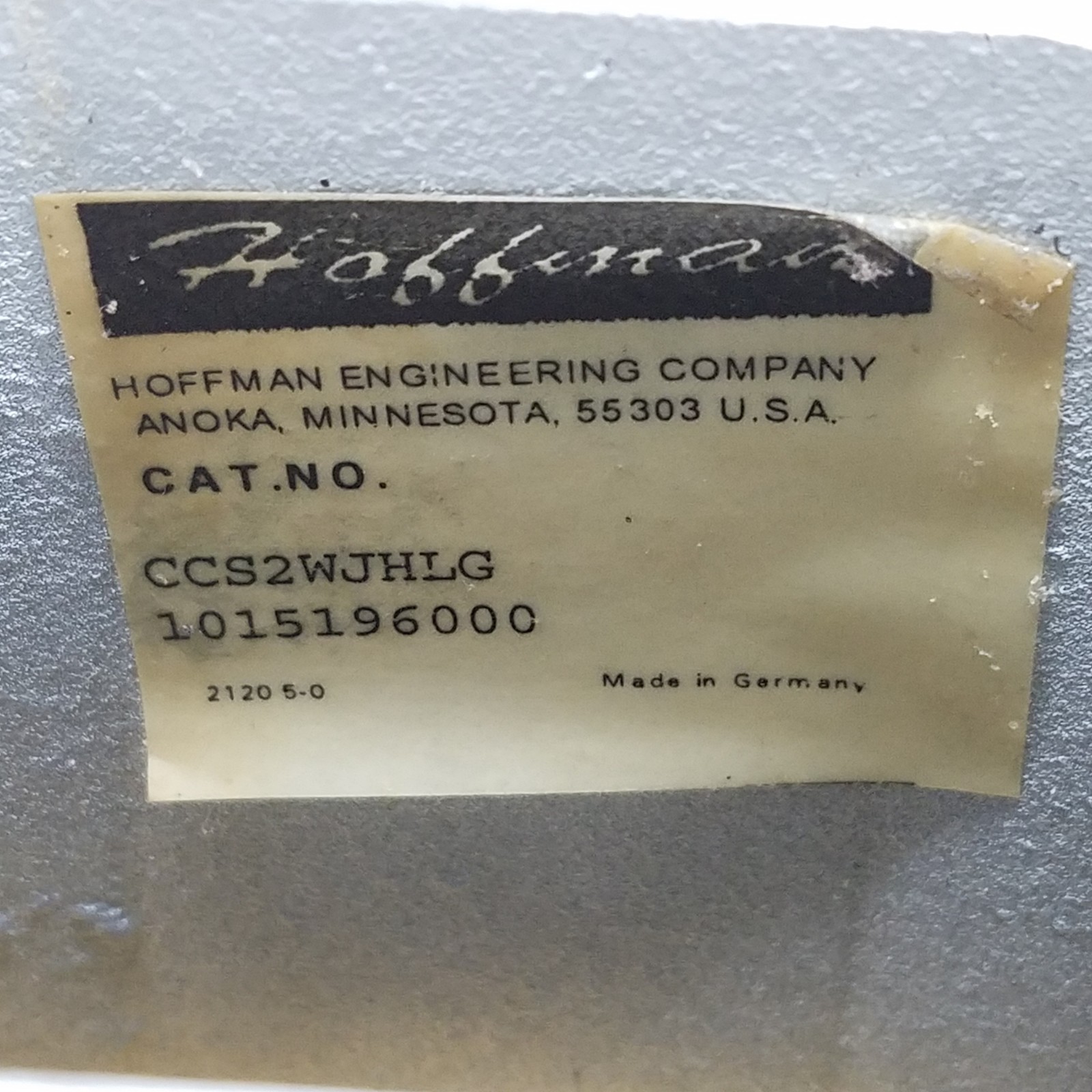 Hoffman C-CS2WJHLG Horizontal Wall Joint, Pendant Arm. CCS2WJHLG – USED