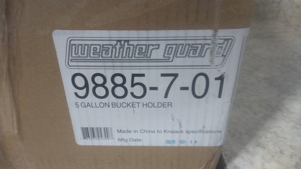 Weather Guard 9885-7-01 2 Pk 16 In Overall Width Steel Bucket Holder