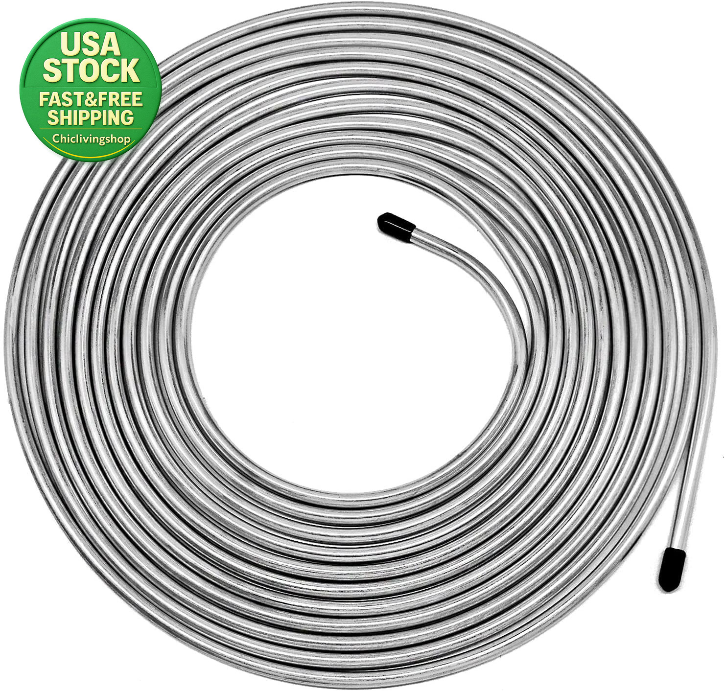 3 16 Brake Line Tubing 25 Ft Zinc Coated Rustproof Steel Replacement