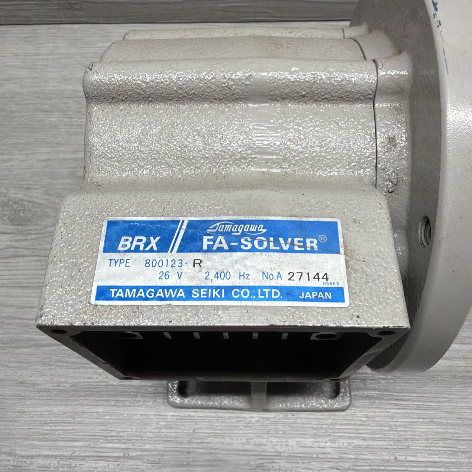 Tamagawa 800123-R FA- Solver Encoder, 26V 2400Hz, Untested, READ DESCRIPTION