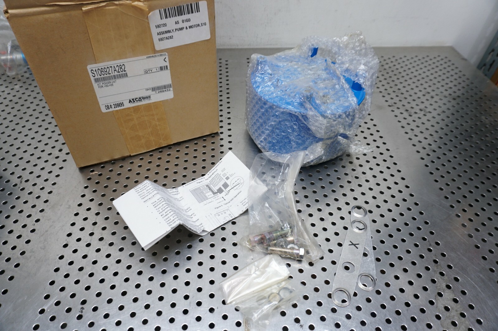 NEW IN BOX ASCO H30 H35 HYDRAMOTOR POWER UNIT KIT S106927A282 105999A282