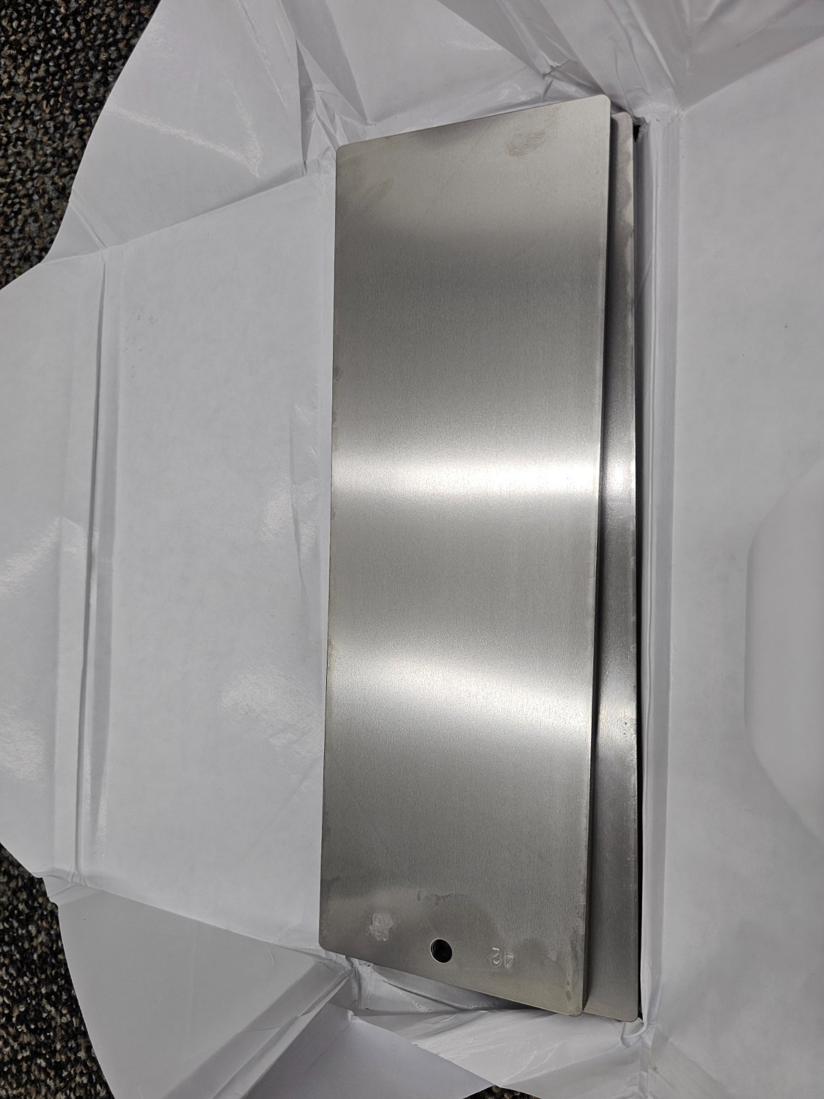 (QTY 25) ACT 28110 Audit Cold Rolled Steel 4″ x 12″ x 0.032″