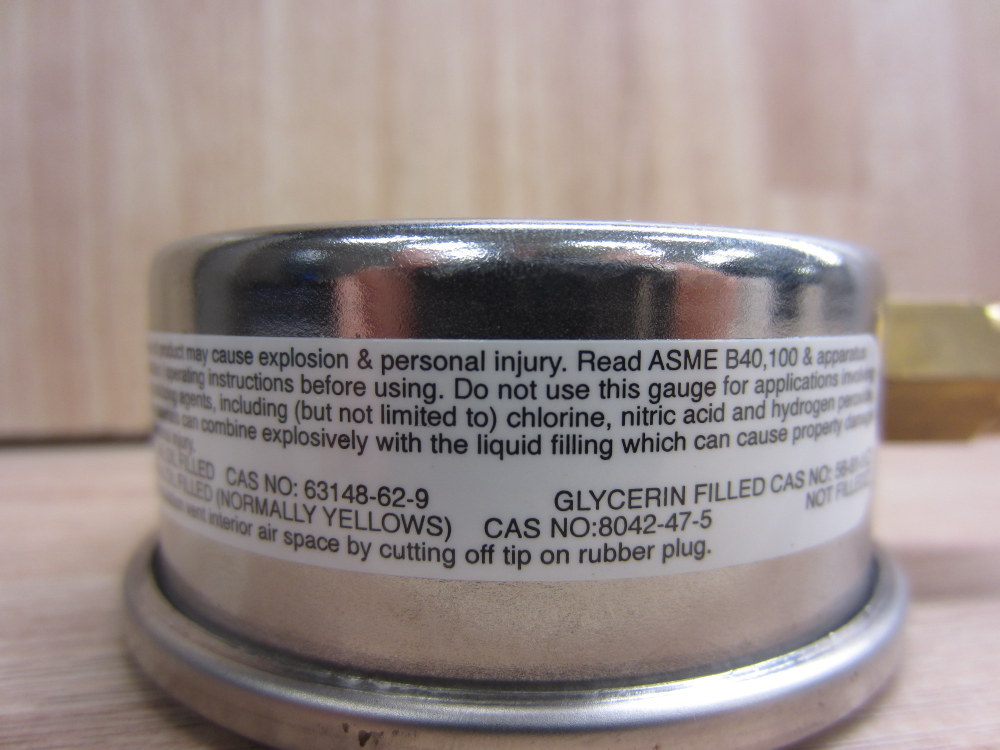 Ametek USG 165298 Gauge 0-100 PSI/KPA/BAR