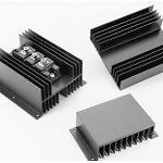 Wakefield 394-2AB Heat Sink Passive Screw Mount 0.6C/W Black Anodized