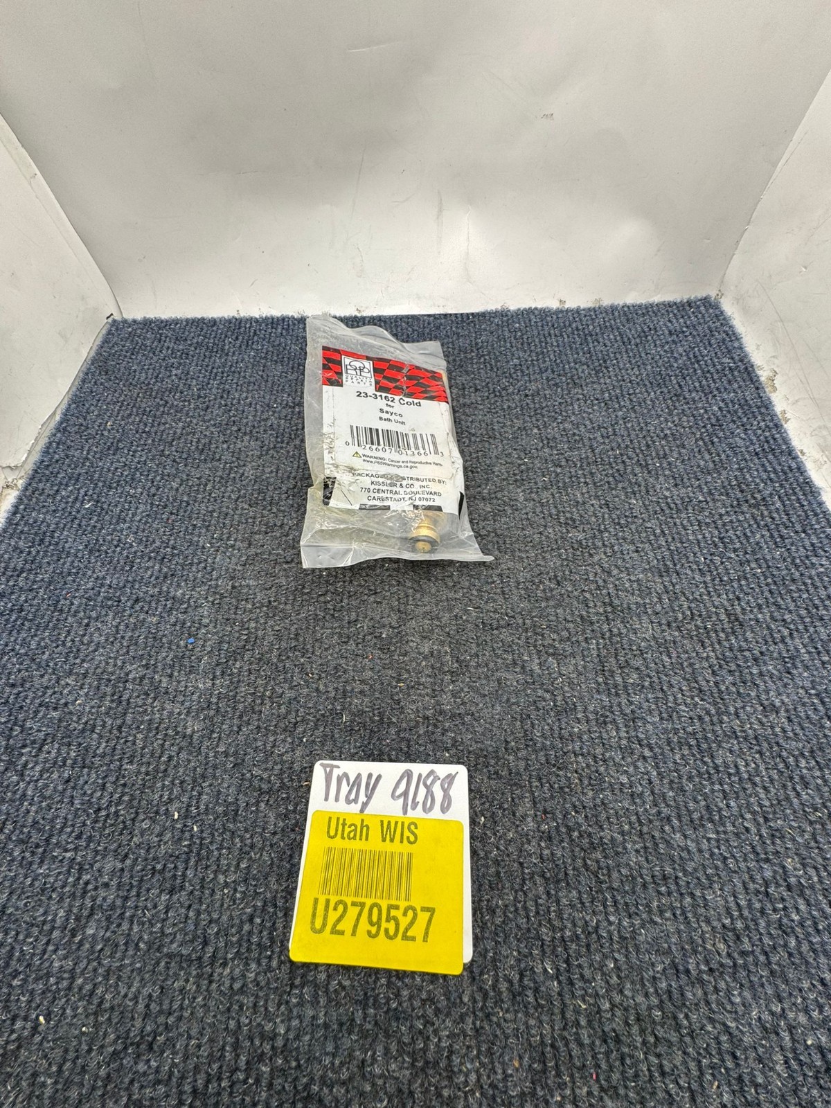 KISSLER & CO. 23-3162 Cold Stem for Sayco Bath Unit
