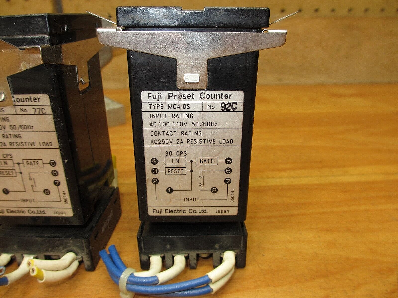 Fuji MC4-DS (LOT OF 2) *USED* Preset Counter MC4
