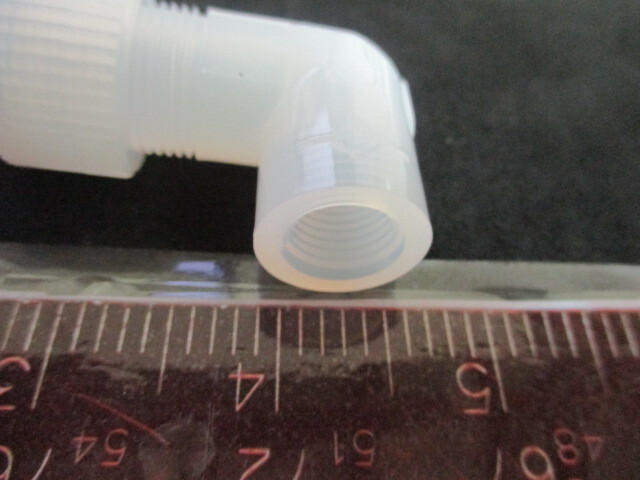 ENTEGRIS-FLUOROWARE FE8-4GN-1 FITTING, FEMALE ELBOW QUIKGRIP FE8-4GN-1