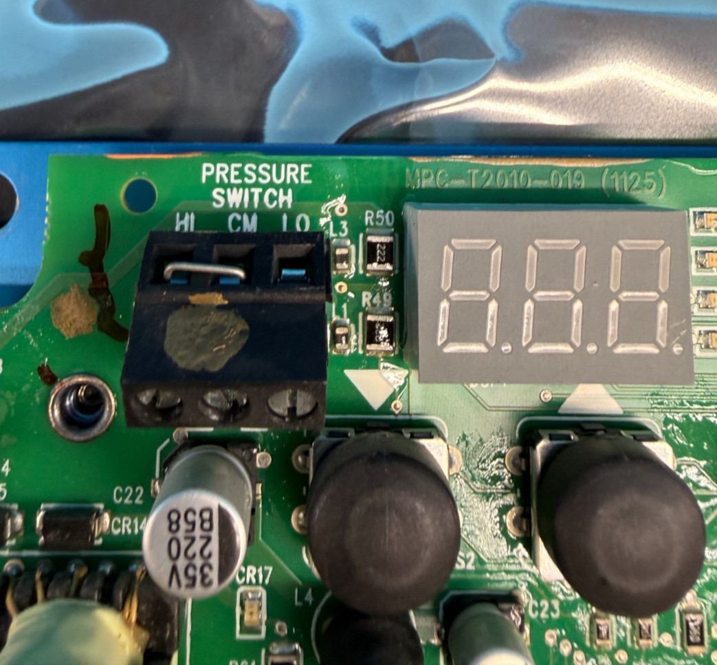 AMTEK NCC MPC-T2010-019 DNC-T2010-020 HVAC Control Board PCB V1.31