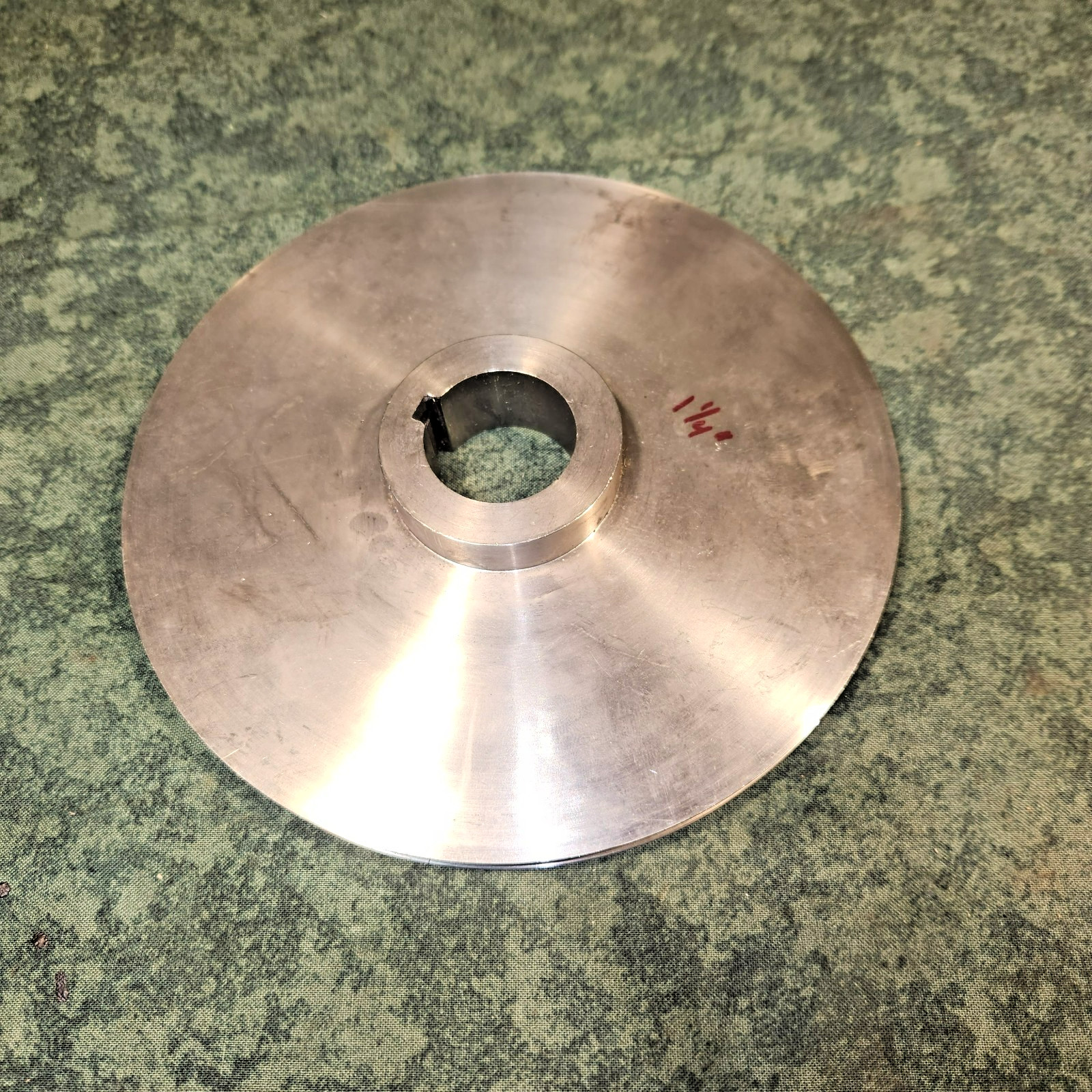 1/4″ U Groove Steel Pulley for 6-5/8″ OD – 1-1/4″ Bore (26929-Tub-X4)