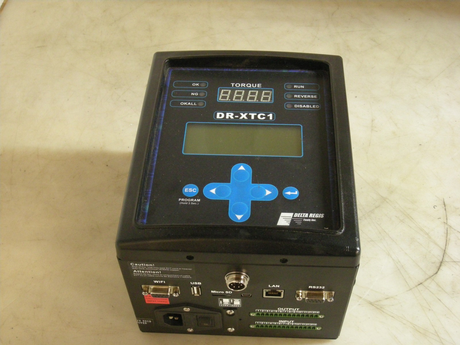 Delta Regis DR-XTC1 Transducer Controller Input Voltage AC 115/230V
