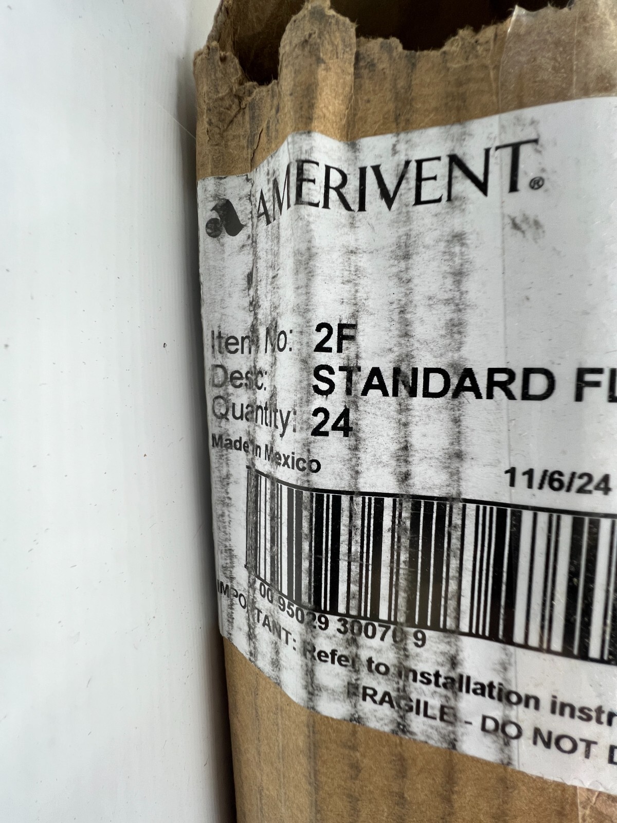 (QTY 24) AmeriVent 2F F Series Standard Round Flashing 2″ Steel Pipe Replacement