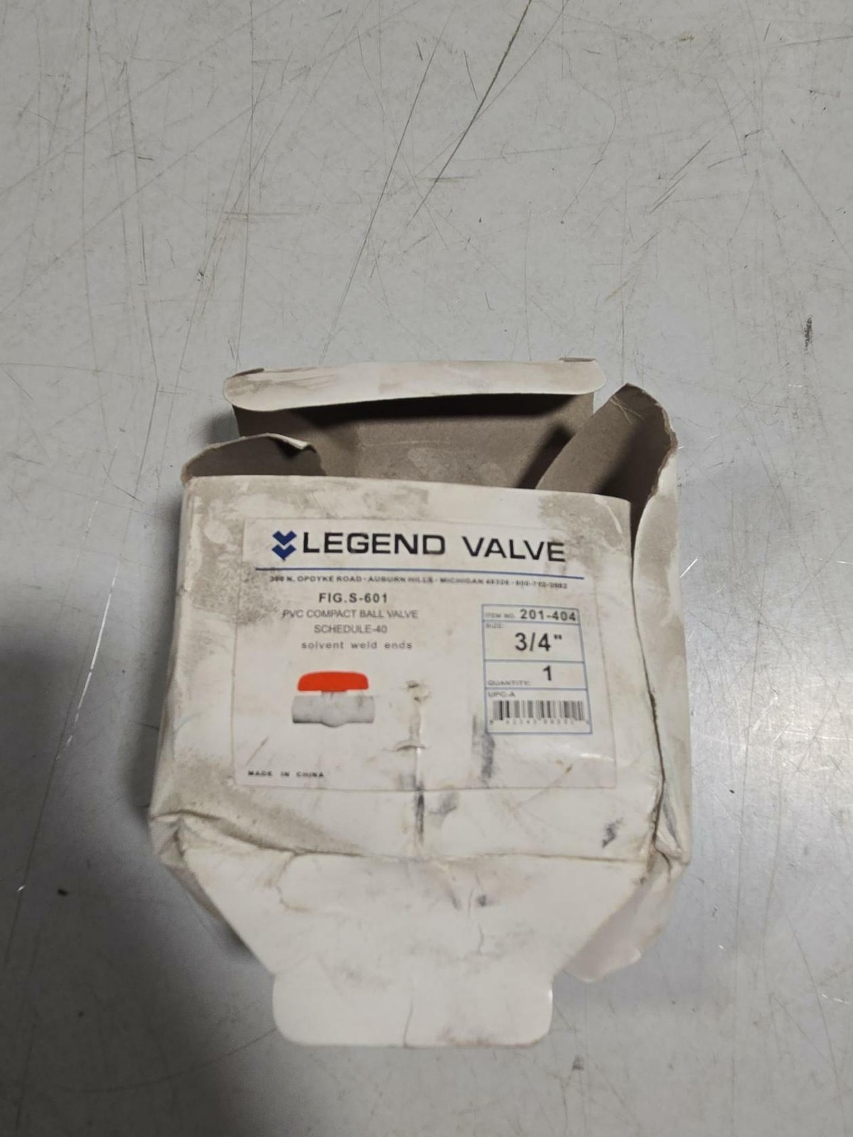 Legend Valve 3/4″ S-601 PVC Ball Valve