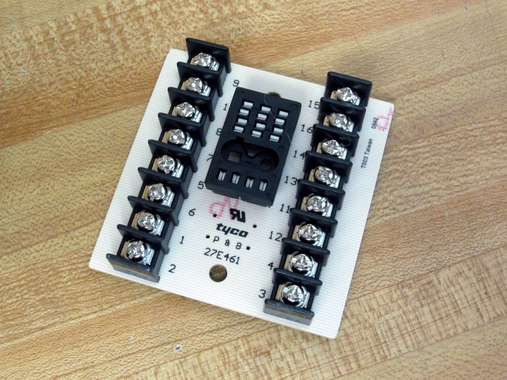 Potter & Brumfield 27E461 Relay Socket Board