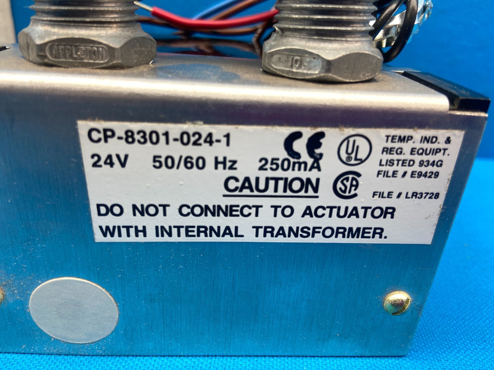 Siebe CP-8301-24-1 Solid State Actuator Drive 24V 50/60Hz