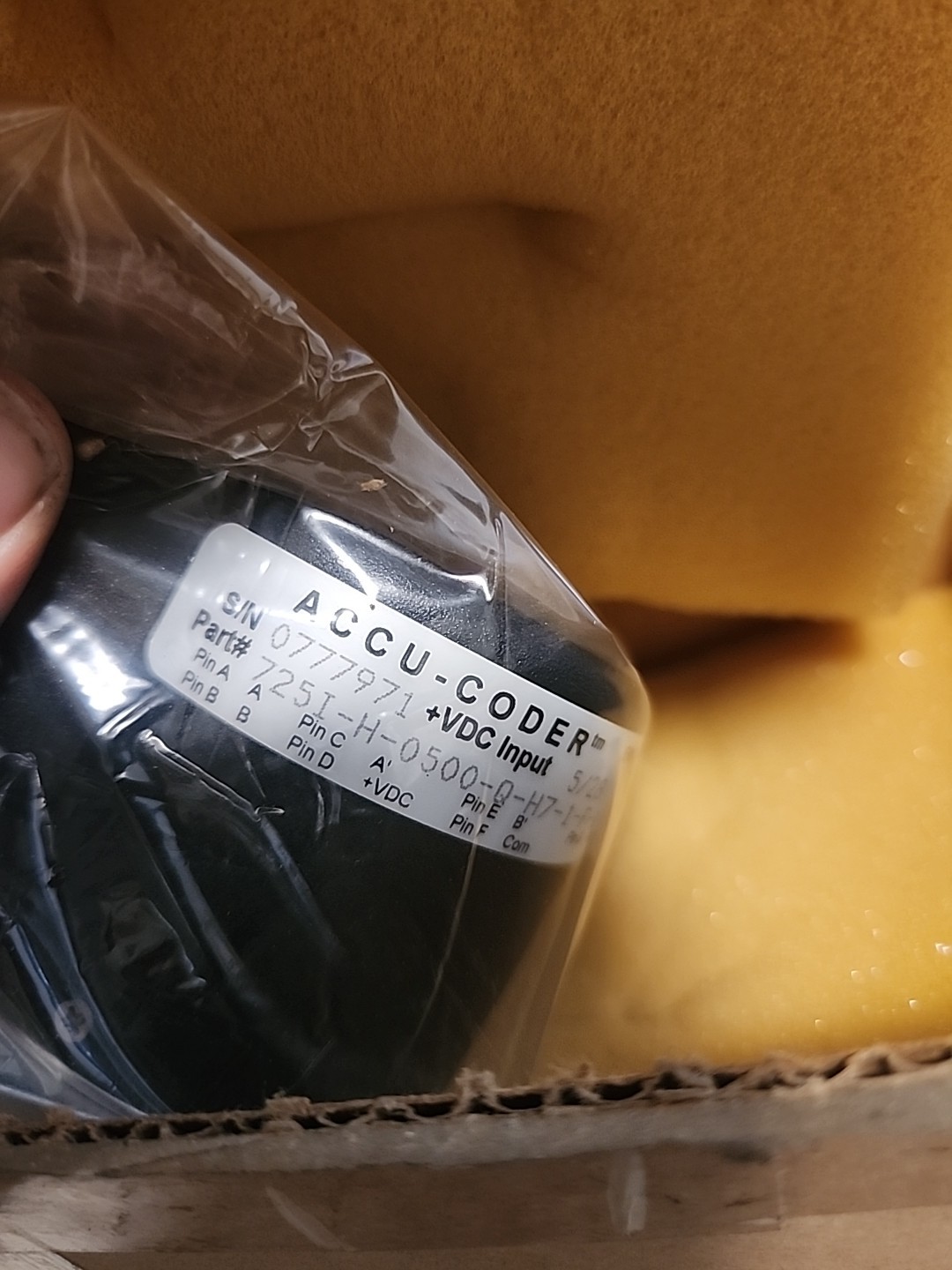Accu-Coder 725I 725I-H-0500-Q-H7-1-F-1-S-N 725IH0500QH71F1SN Encoder Grecon