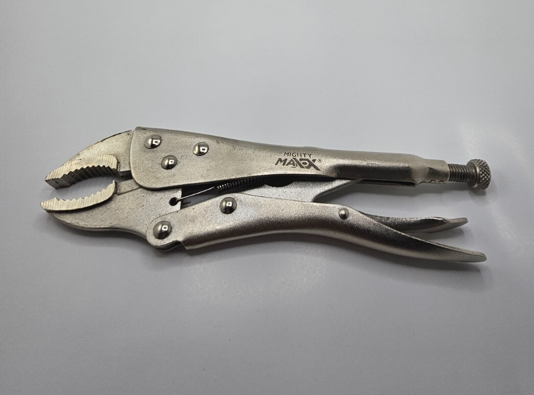 Mighty Maxx Chrome Finish Vise Grip Locking Pliers Steel