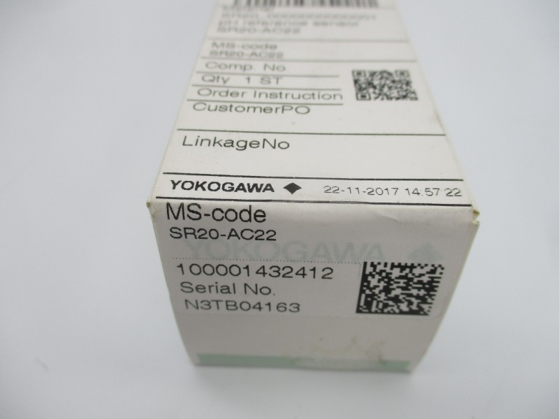 YOKOGAWA SR20-AC22 120’C NSMP